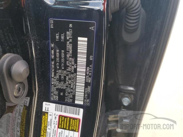 2022 Toyota Highlander L VIN: 5TDZZRAH3NS544356 Lot: 63515943