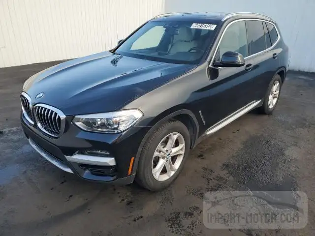 2021 BMW X3 xDrive30I VIN: 5UXTY5C00M9H99439 Lot: 64019353