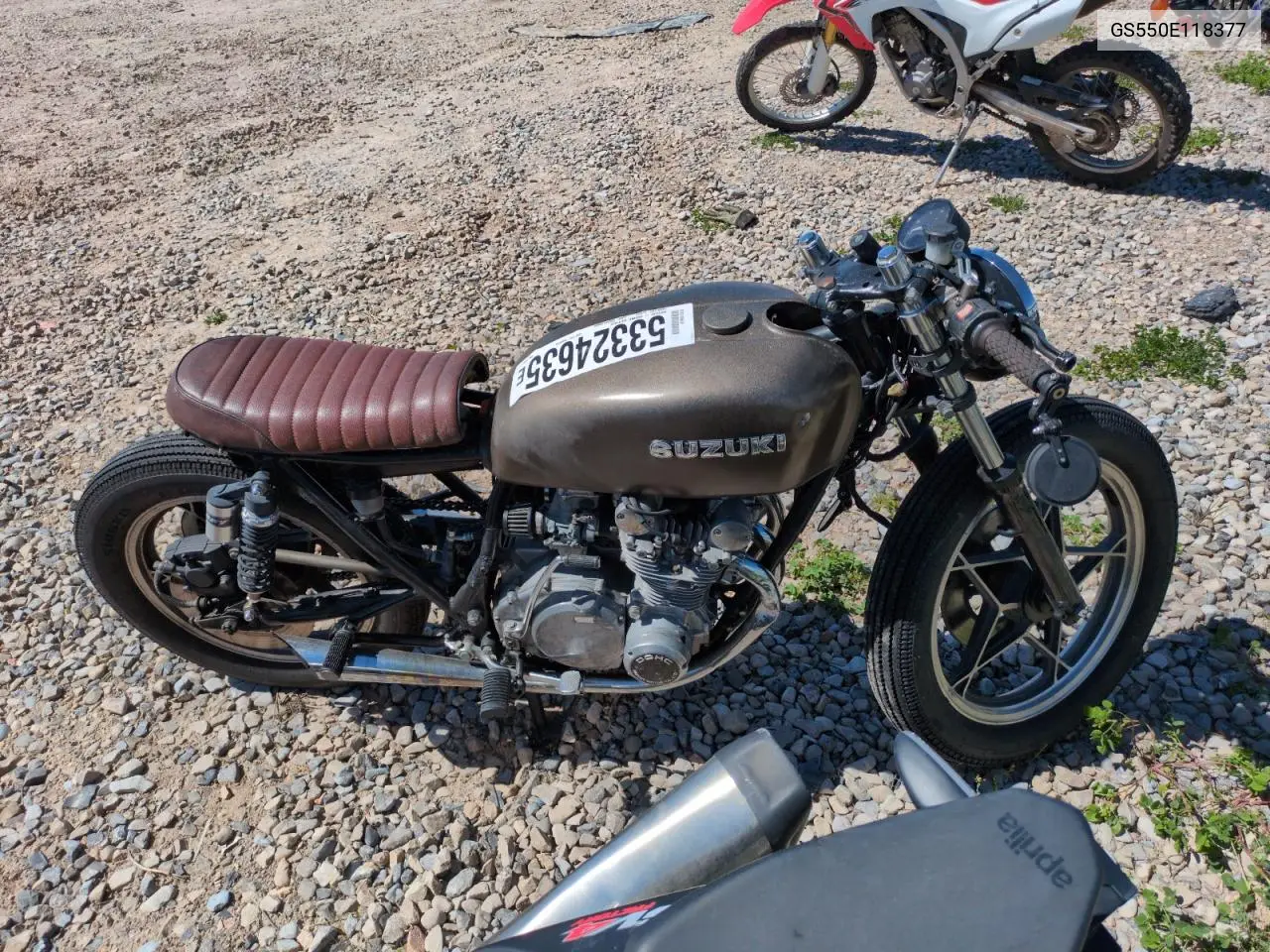 1979 Suzuki Gs550 E VIN: GS550E118377 Lot: 53324635