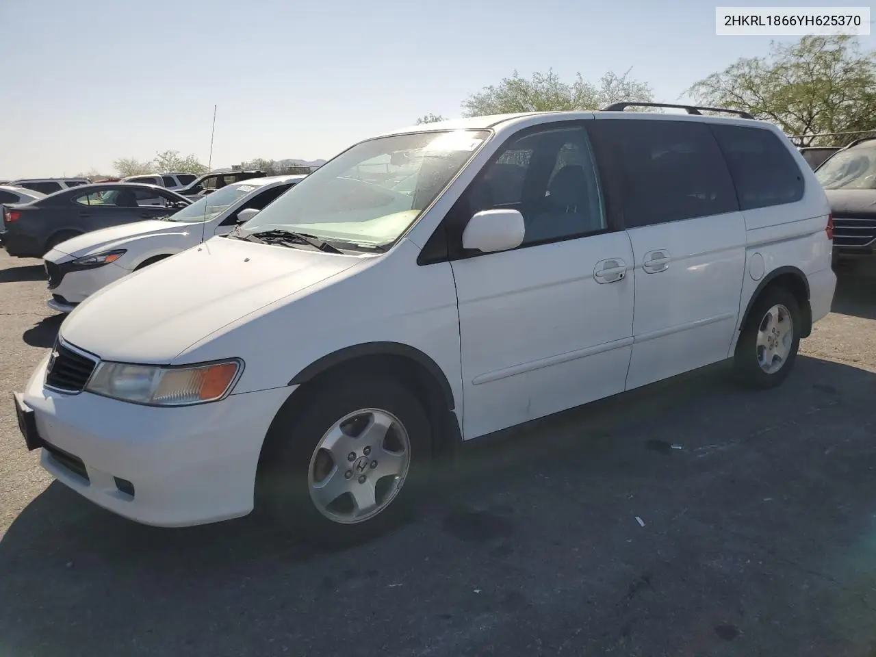 2000 Honda Odyssey Ex VIN: 2HKRL1866YH625370 Lot: 60981315