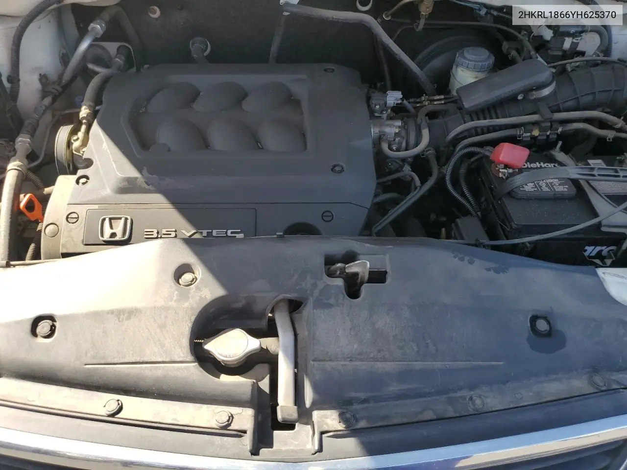 2000 Honda Odyssey Ex VIN: 2HKRL1866YH625370 Lot: 60981315
