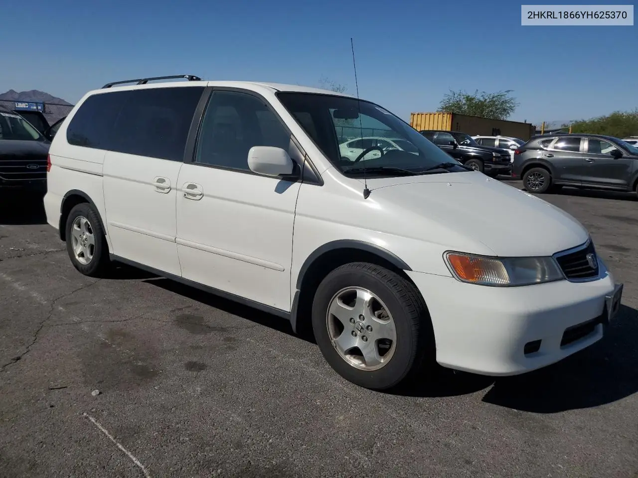 2000 Honda Odyssey Ex VIN: 2HKRL1866YH625370 Lot: 60981315