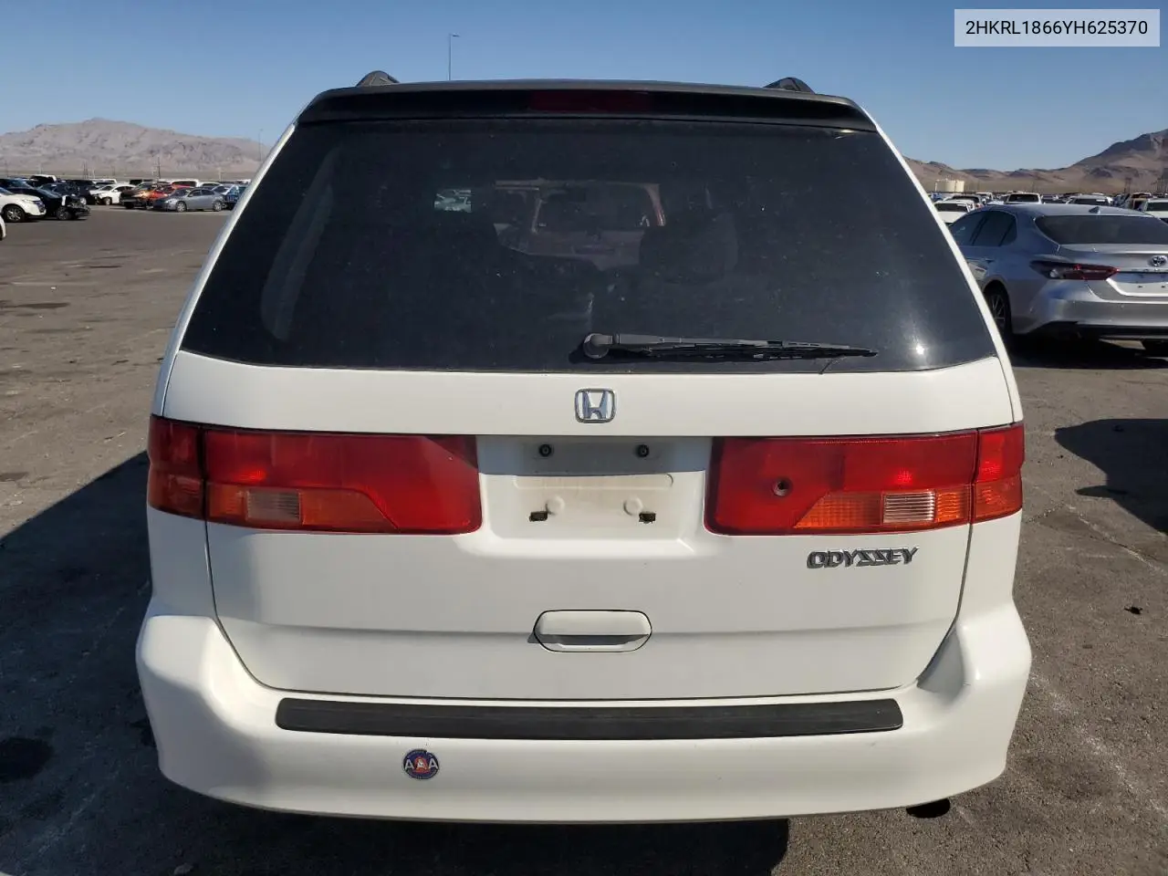 2000 Honda Odyssey Ex VIN: 2HKRL1866YH625370 Lot: 60981315