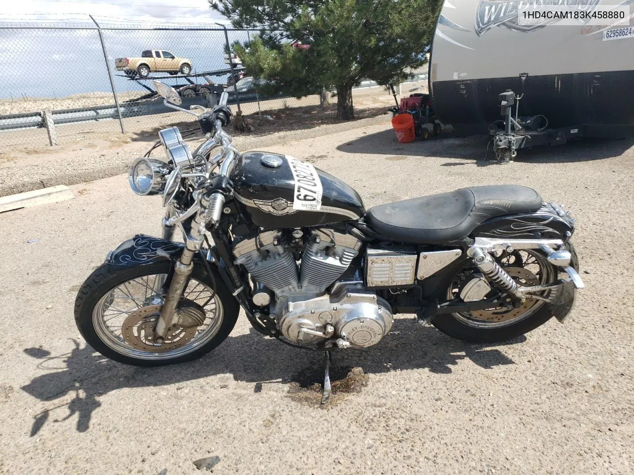 2003 Harley-Davidson Xl883 VIN: 1HD4CAM183K458880 Lot: 67082724