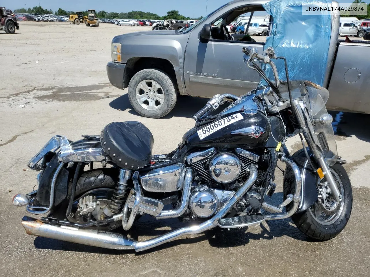 2004 Kawasaki Vn1500 L VIN: JKBVNAL174A029874 Lot: 58068734