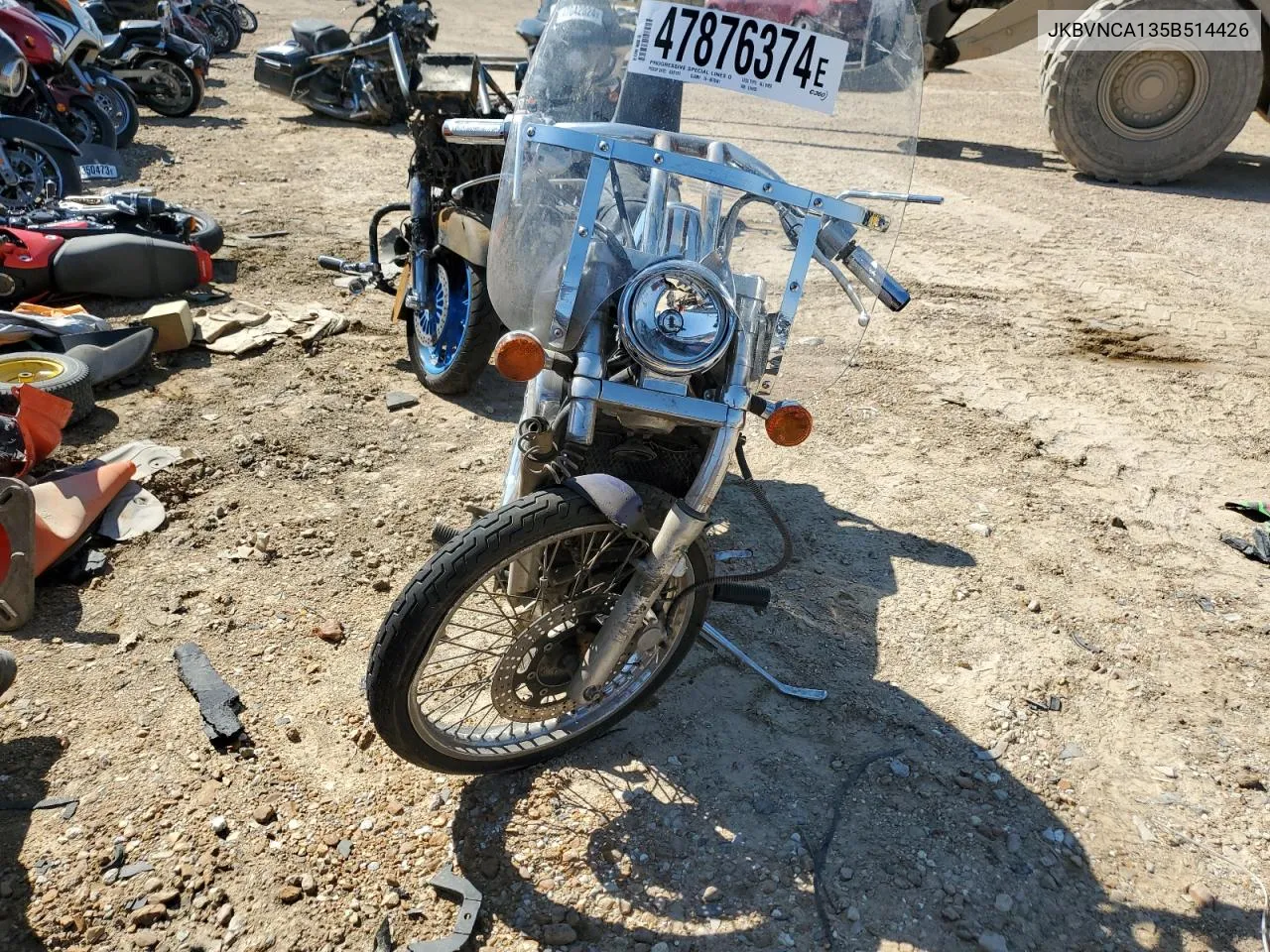 2005 Kawasaki Vn800 VIN: JKBVNCA135B514426 Lot: 47876374