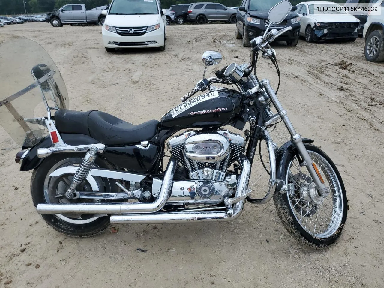 2005 Harley-Davidson Xl1200 C VIN: 1HD1CGP115K446039 Lot: 67532094