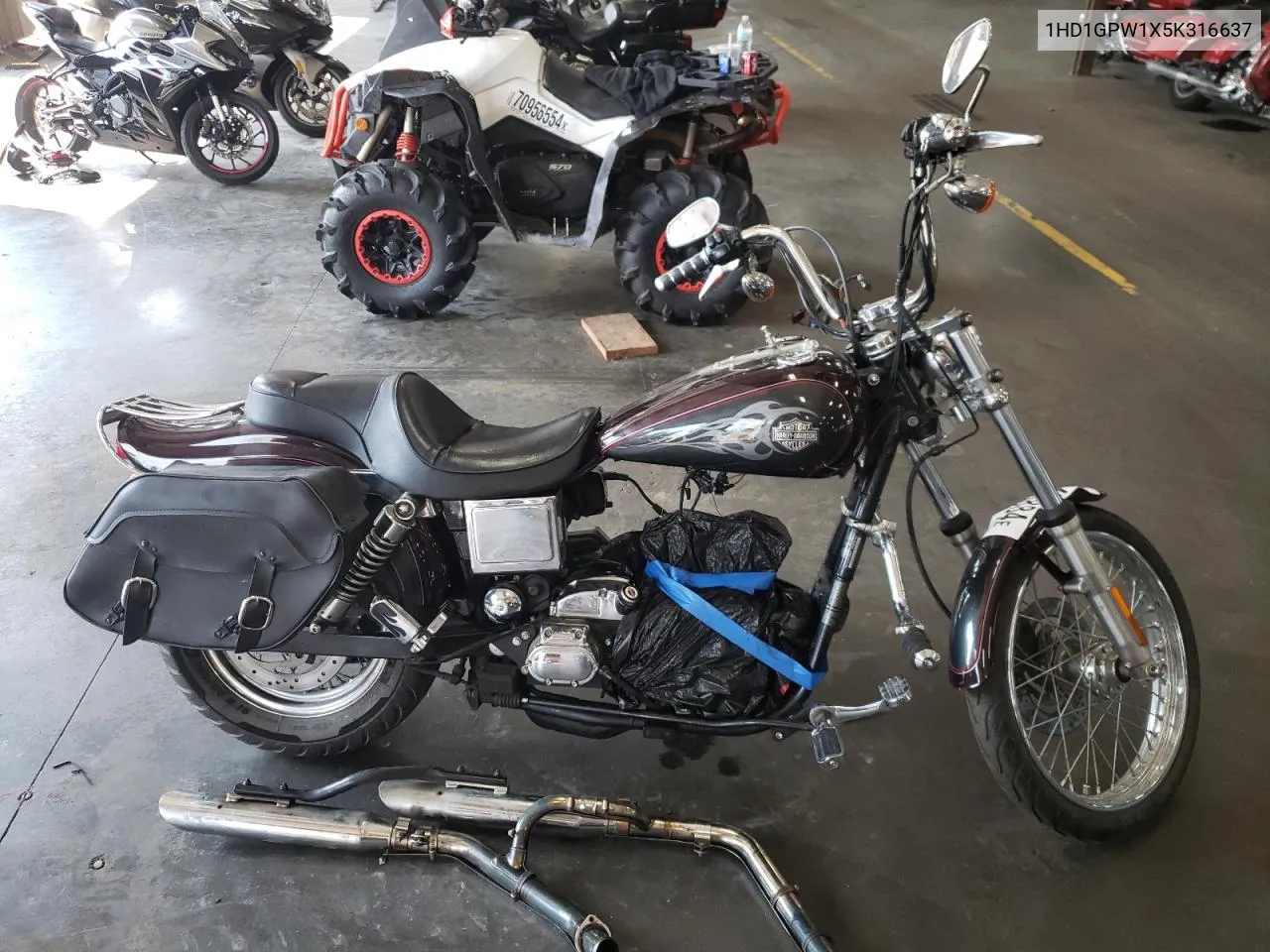 2005 Harley-Davidson Fxdwgi VIN: 1HD1GPW1X5K316637 Lot: 70406884