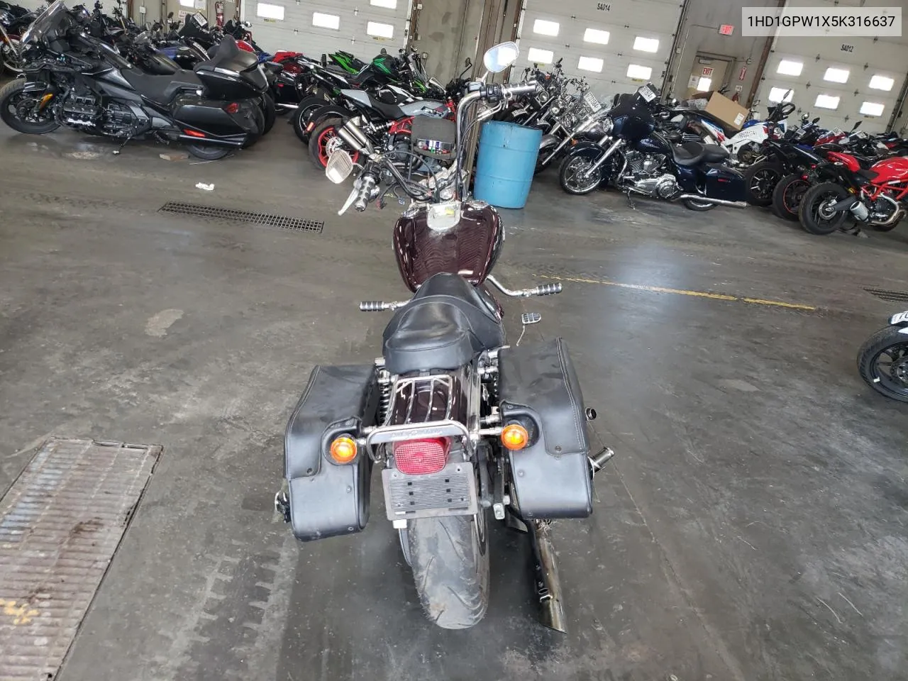 2005 Harley-Davidson Fxdwgi VIN: 1HD1GPW1X5K316637 Lot: 70406884