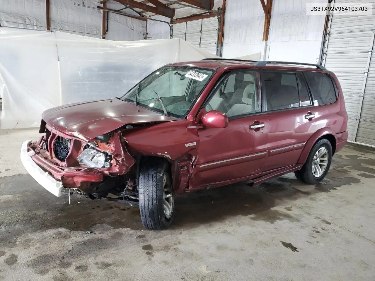 2006 Suzuki Xl7 VIN: JS3TX92V964103703 Lot: 54333945