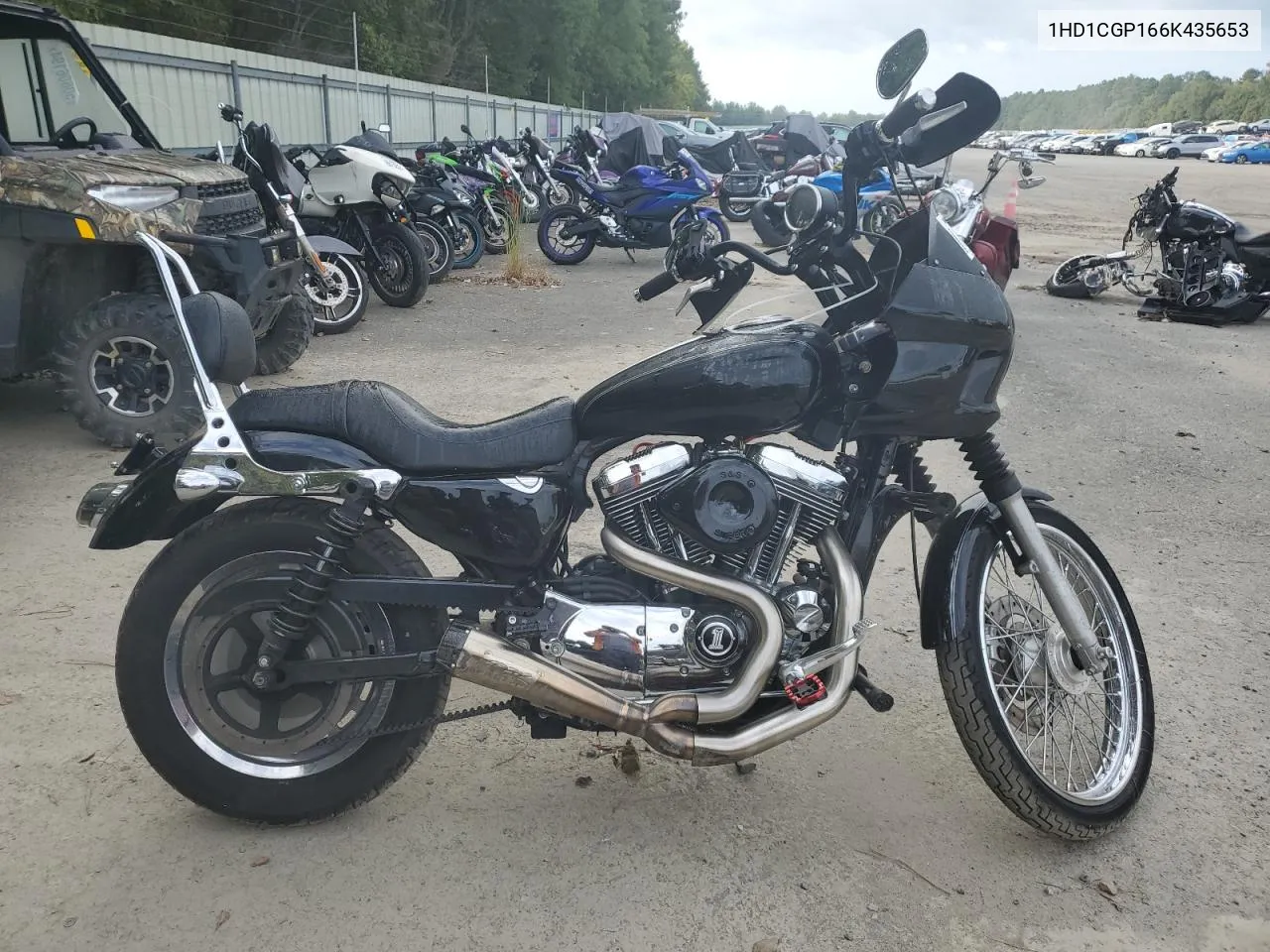 2006 Harley-Davidson Xl1200 C VIN: 1HD1CGP166K435653 Lot: 71817984