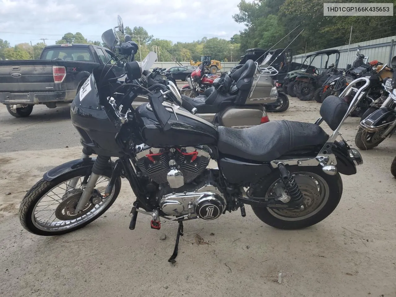 2006 Harley-Davidson Xl1200 C VIN: 1HD1CGP166K435653 Lot: 71817984