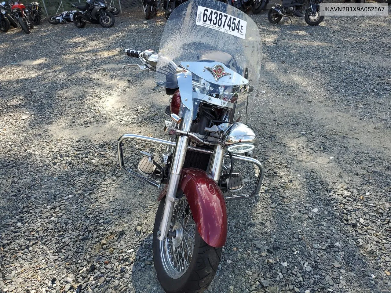 2009 Kawasaki Vn900 B VIN: JKAVN2B1X9A052567 Lot: 64387454