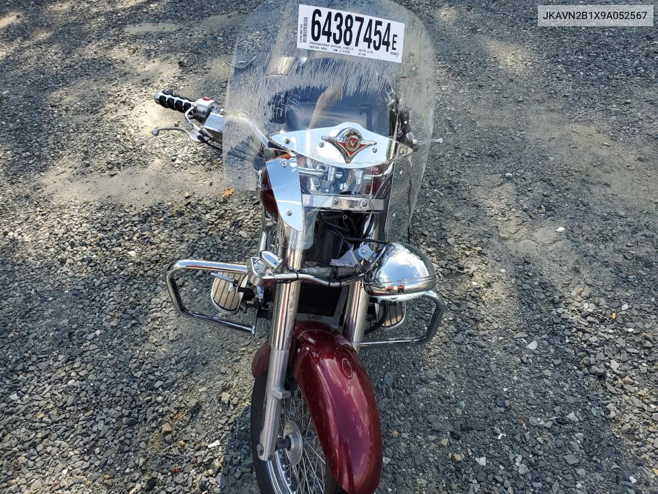 2009 Kawasaki Vn900 B VIN: JKAVN2B1X9A052567 Lot: 64387454