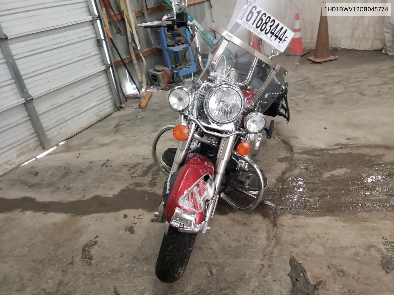2012 Harley-Davidson Flstc Heritage Softail Classic VIN: 1HD1BWV12CB045774 Lot: 61683444