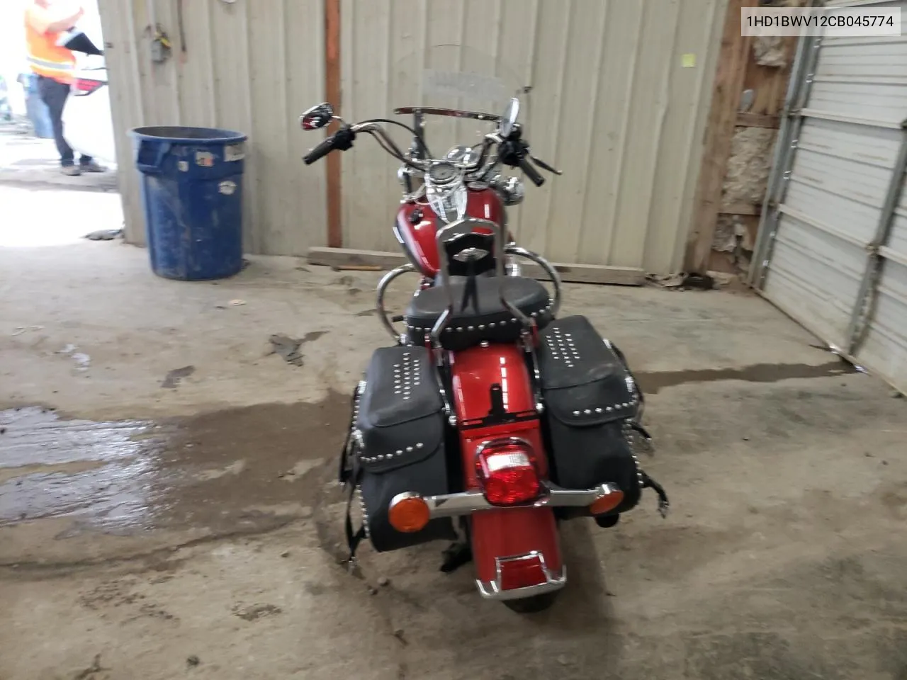 2012 Harley-Davidson Flstc Heritage Softail Classic VIN: 1HD1BWV12CB045774 Lot: 61683444
