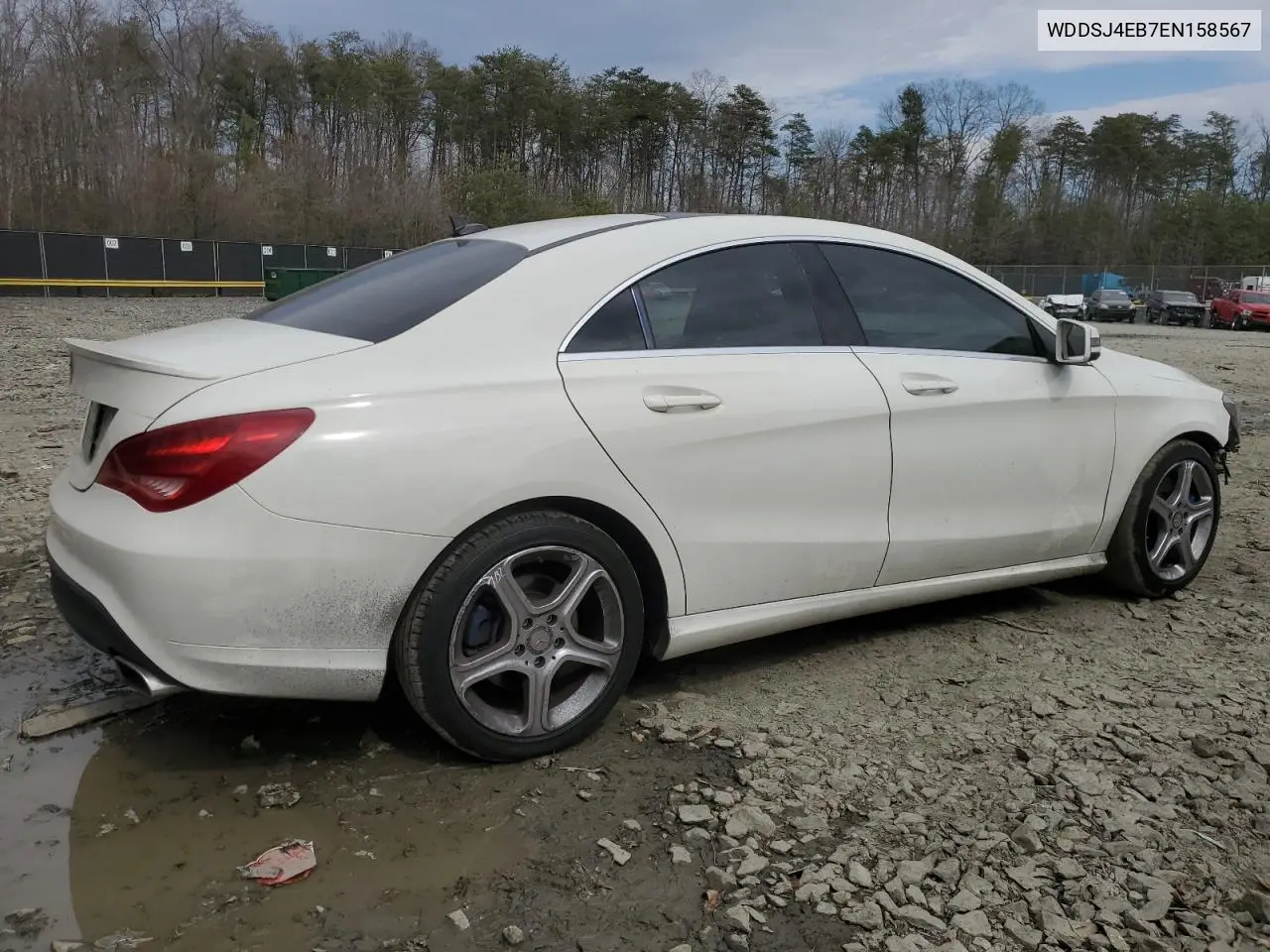 2014 Mercedes-Benz Cla 250 VIN: WDDSJ4EB7EN158567 Lot: 50833905