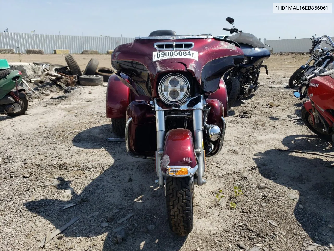 2014 Harley-Davidson Flhtcutg Tri Glide Ultra VIN: 1HD1MAL16EB856061 Lot: 69005084