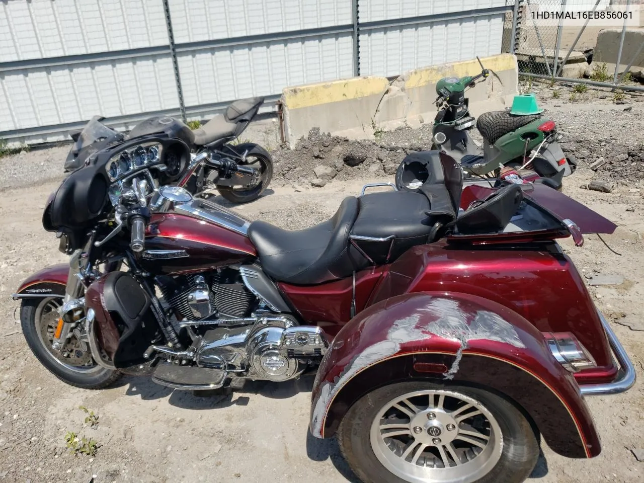 2014 Harley-Davidson Flhtcutg Tri Glide Ultra VIN: 1HD1MAL16EB856061 Lot: 69005084