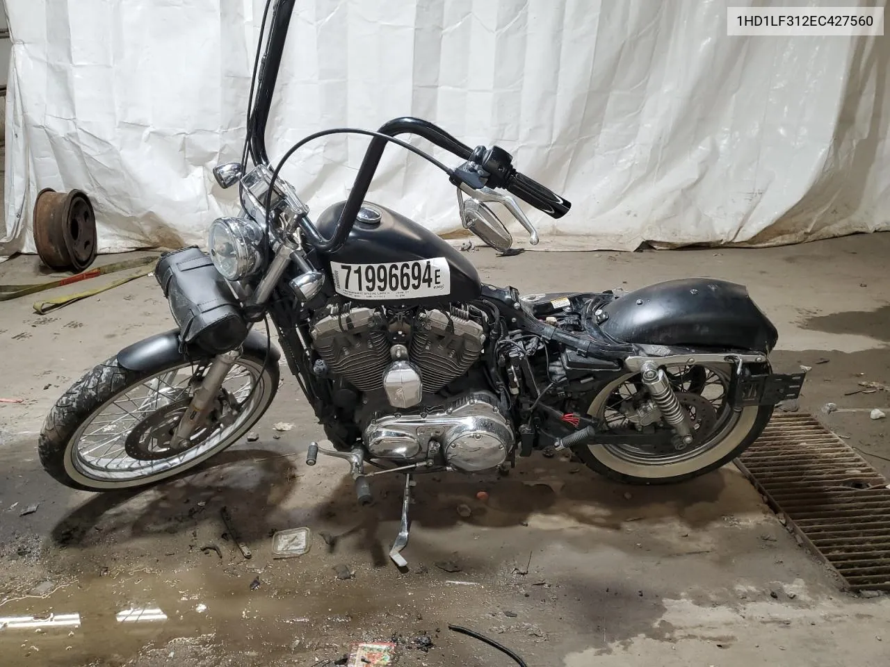 2014 Harley-Davidson Xl1200 V VIN: 1HD1LF312EC427560 Lot: 71996694