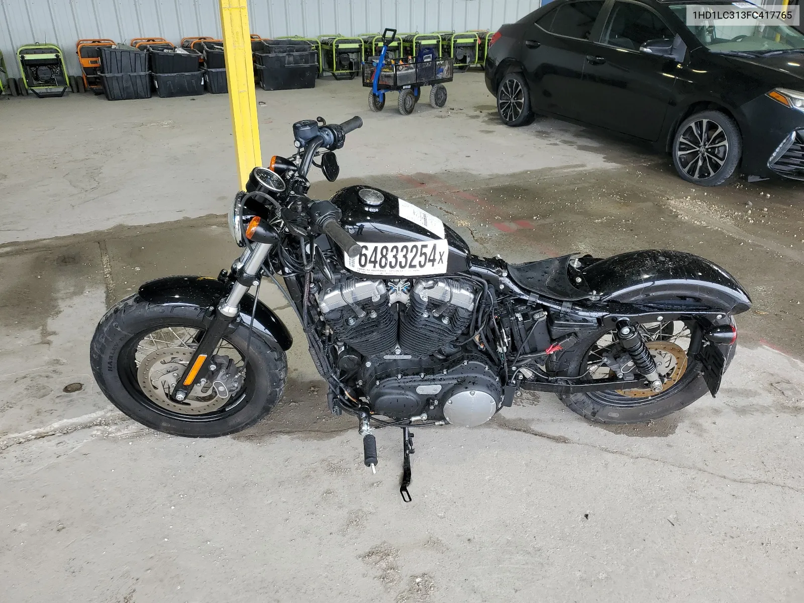 2015 Harley-Davidson Xl1200 Forty-Eight VIN: 1HD1LC313FC417765 Lot: 64833254