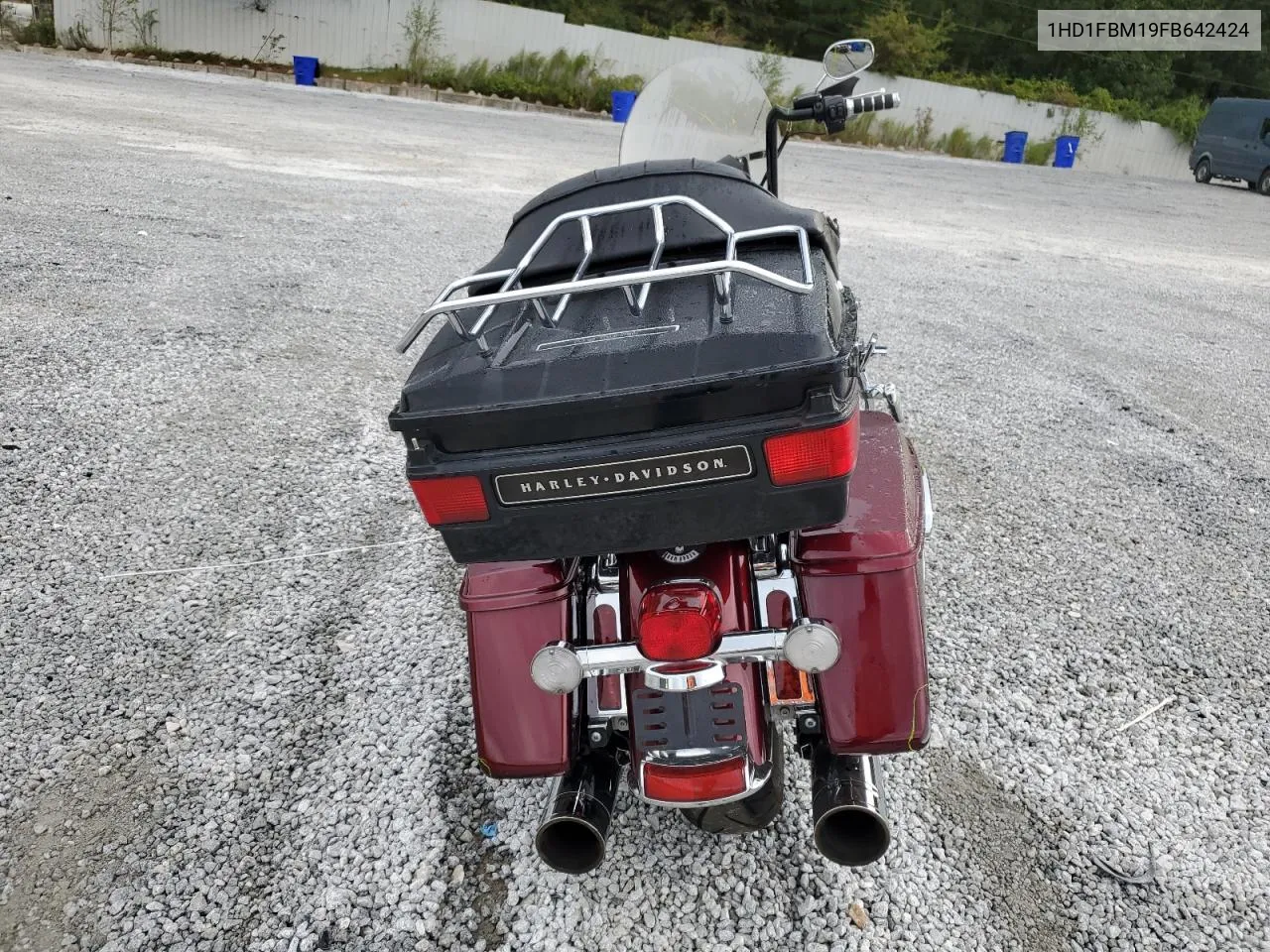2015 Harley-Davidson Flhr Road King VIN: 1HD1FBM19FB642424 Lot: 73595094
