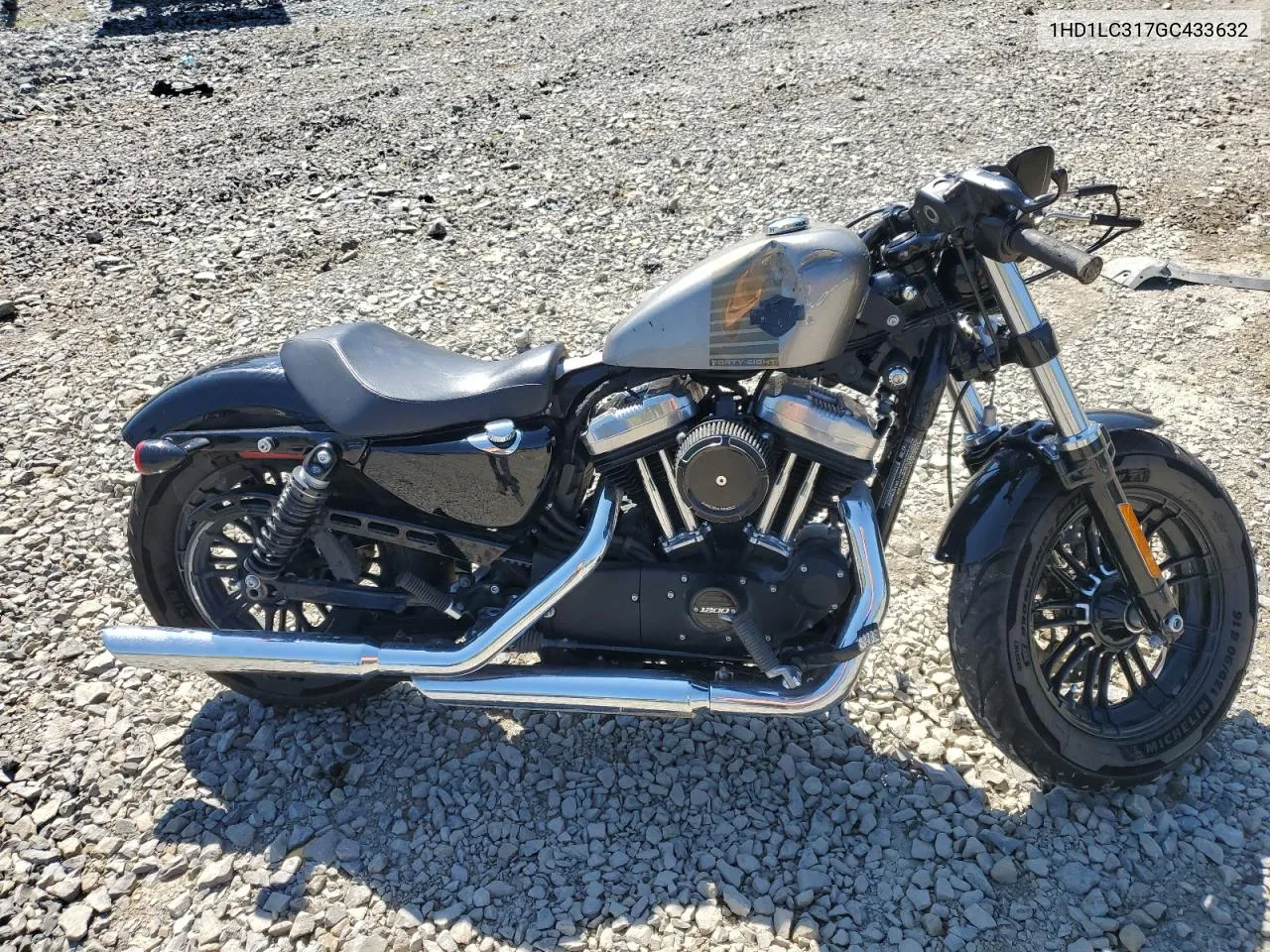 2016 Harley-Davidson Xl1200 Forty-Eight VIN: 1HD1LC317GC433632 Lot: 70489554