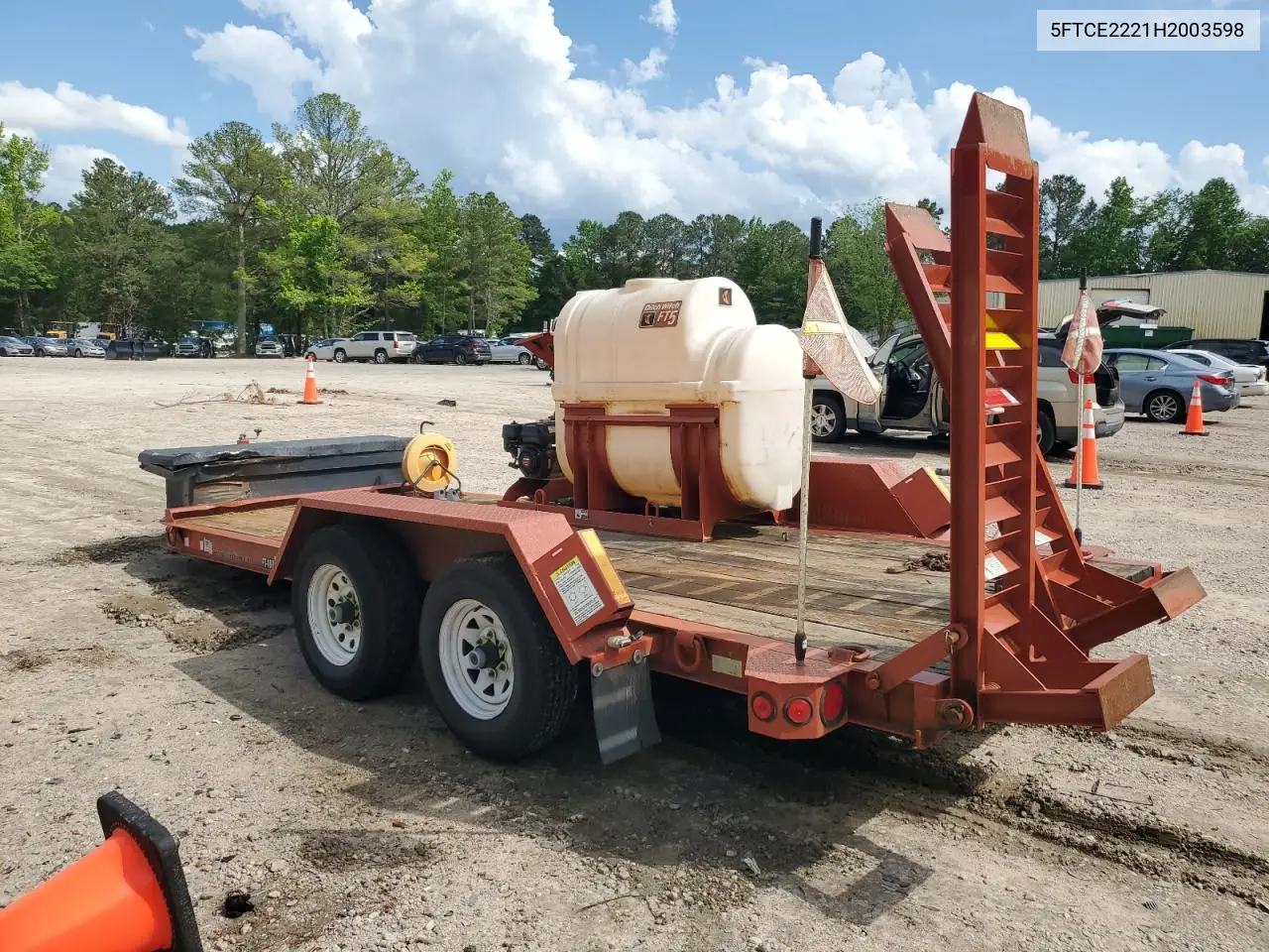 2017 Trail King Trailer VIN: 5FTCE2221H2003598 Lot: 56397105