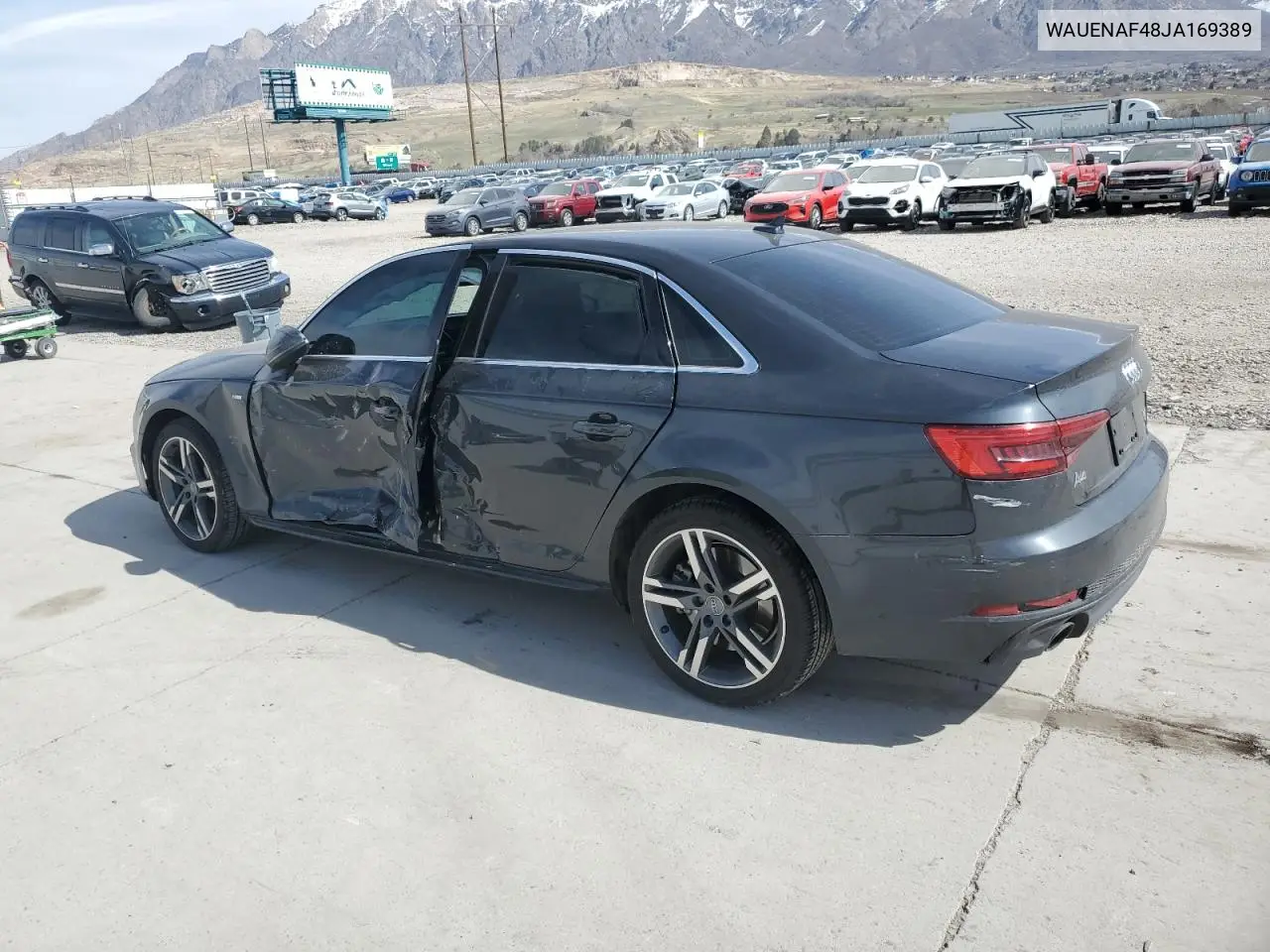 2018 Audi A4 Premium Plus VIN: WAUENAF48JA169389 Lot: 50750545