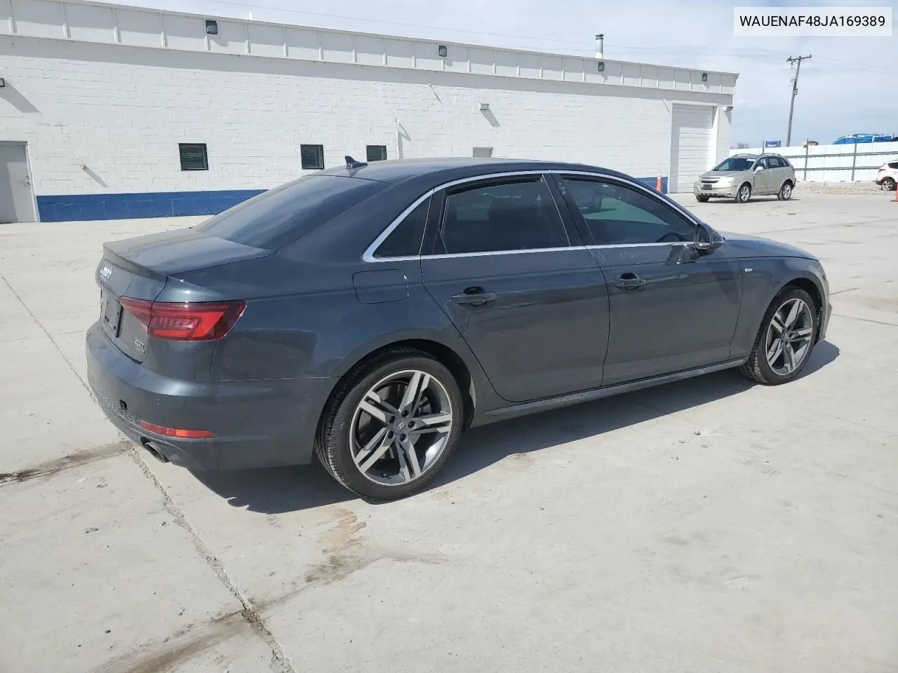 2018 Audi A4 Premium Plus VIN: WAUENAF48JA169389 Lot: 50750545
