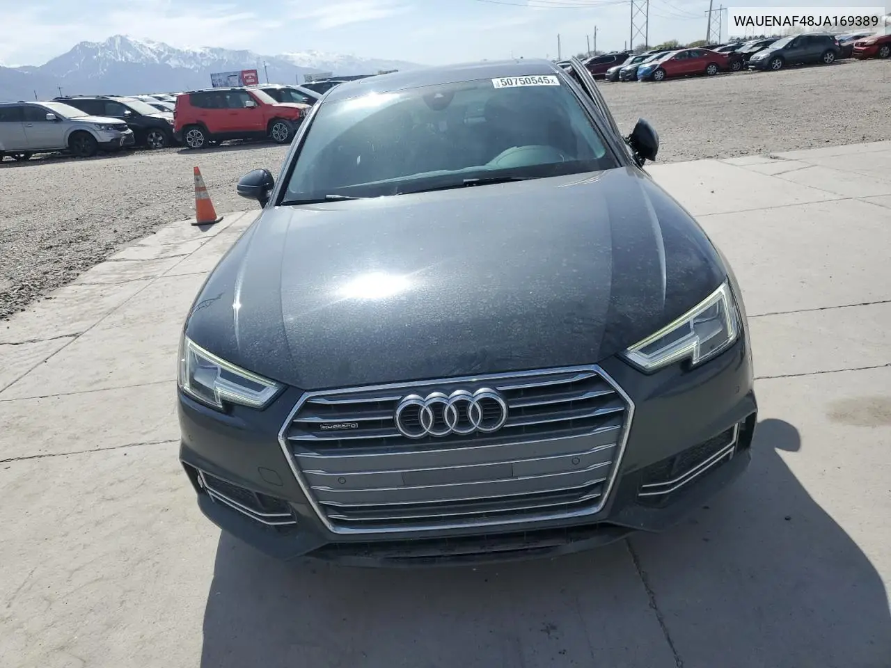 2018 Audi A4 Premium Plus VIN: WAUENAF48JA169389 Lot: 50750545