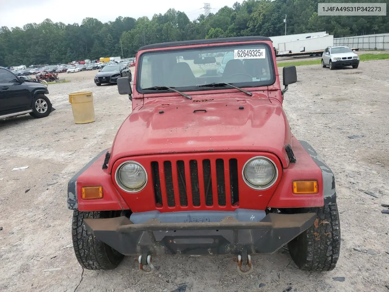 2001 Jeep Wrangler / Tj Sport VIN: 1J4FA49S31P342273 Lot: 62649325