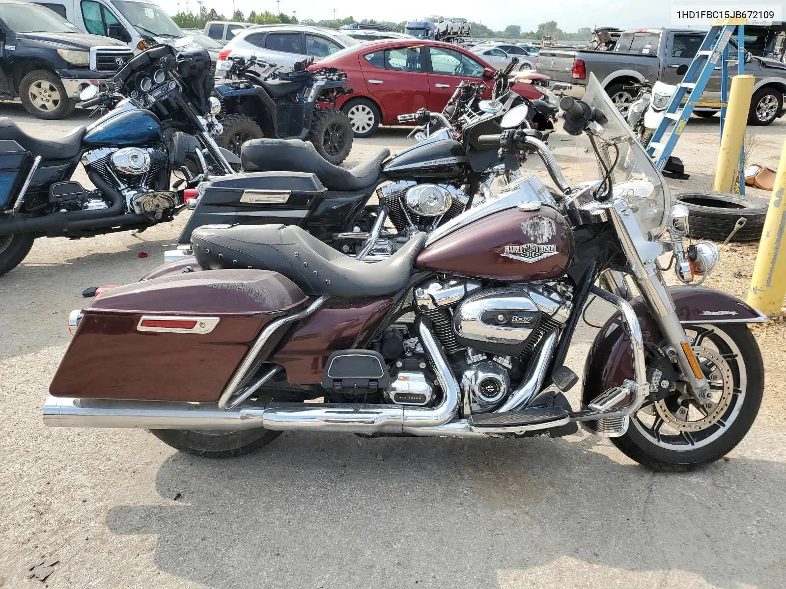2018 Harley-Davidson Flhr Road King VIN: 1HD1FBC15JB672109 Lot: 66863544
