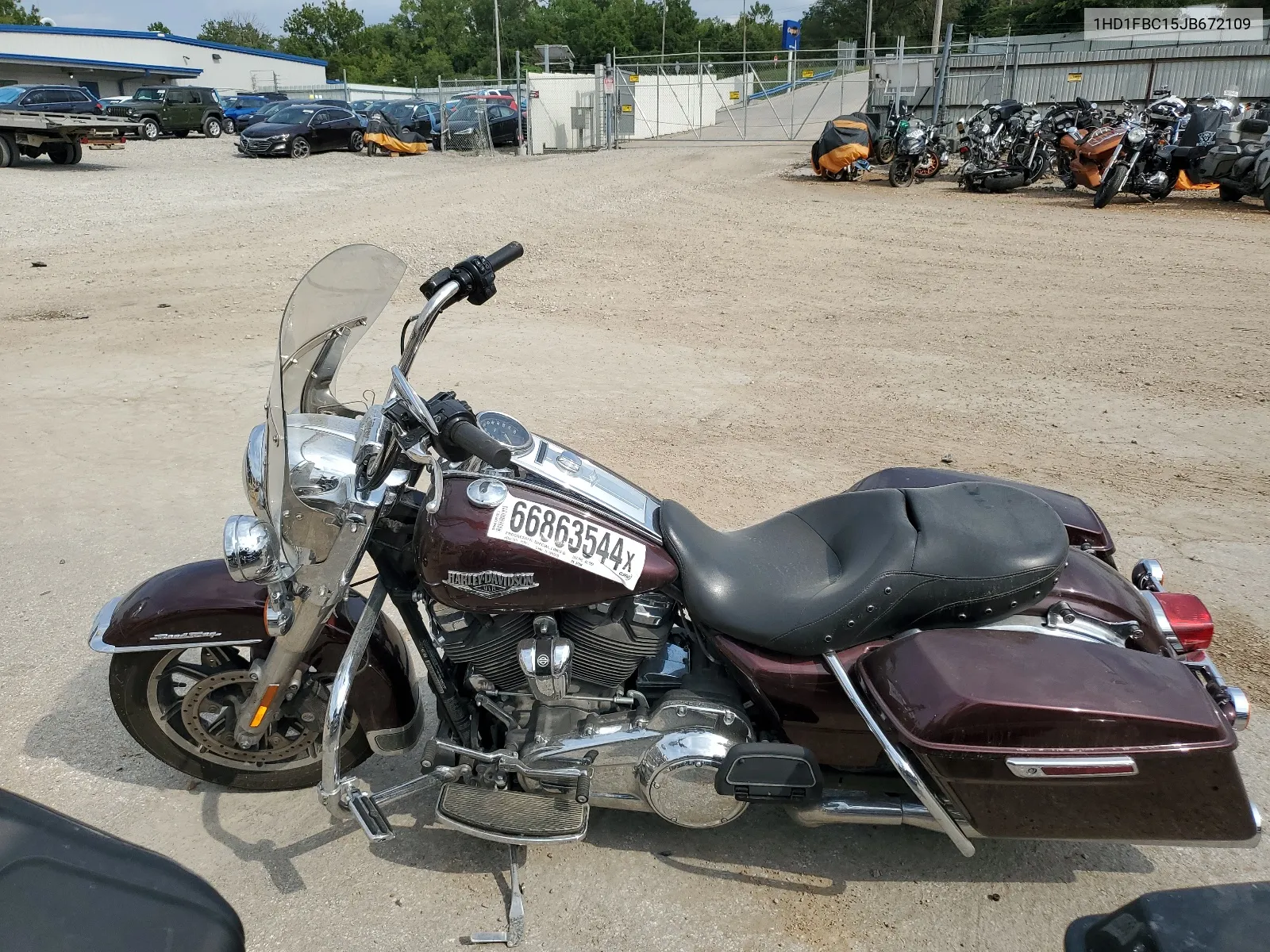 2018 Harley-Davidson Flhr Road King VIN: 1HD1FBC15JB672109 Lot: 66863544