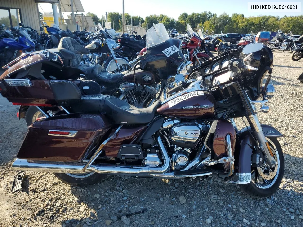 2018 Harley-Davidson Flhtk Ultra Limited VIN: 1HD1KED19JB646821 Lot: 72265754