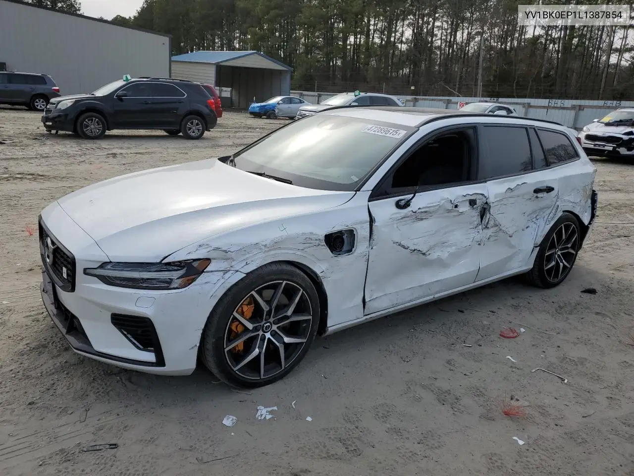 2020 Volvo V60 T8 Polestar Engineered VIN: YV1BK0EP1L1387854 Lot: 47289615