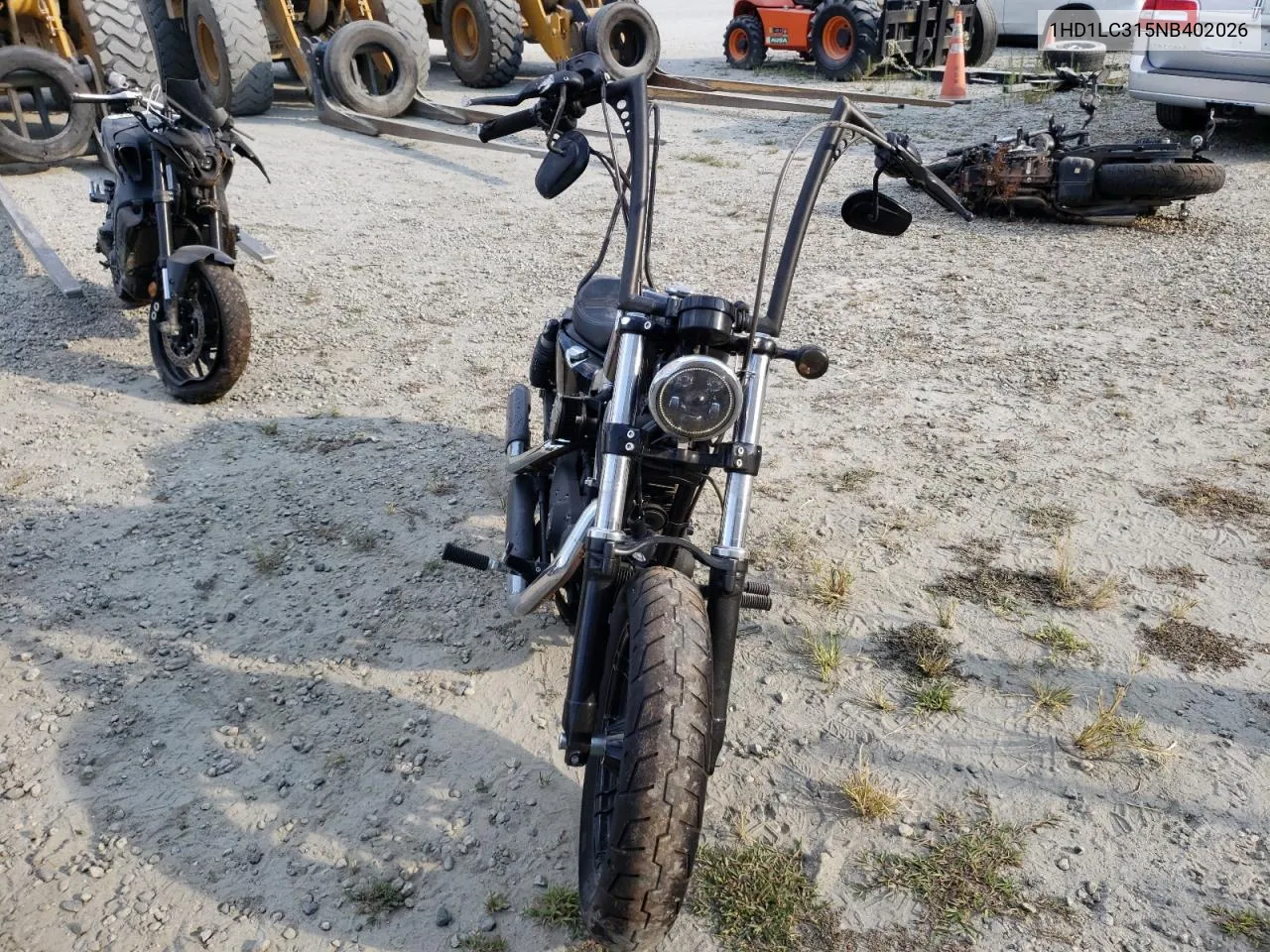 2022 Harley-Davidson Xl1200 X VIN: 1HD1LC315NB402026 Lot: 69447634