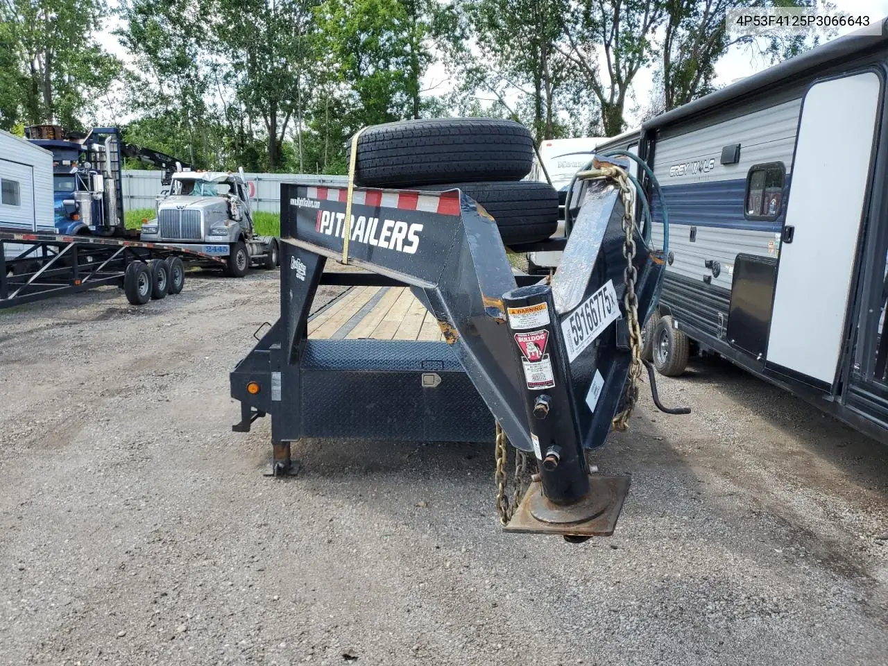 2023 Pj Gooseneck 3F412 Equipment Trailer VIN: 4P53F4125P3066643 Lot: 59166775