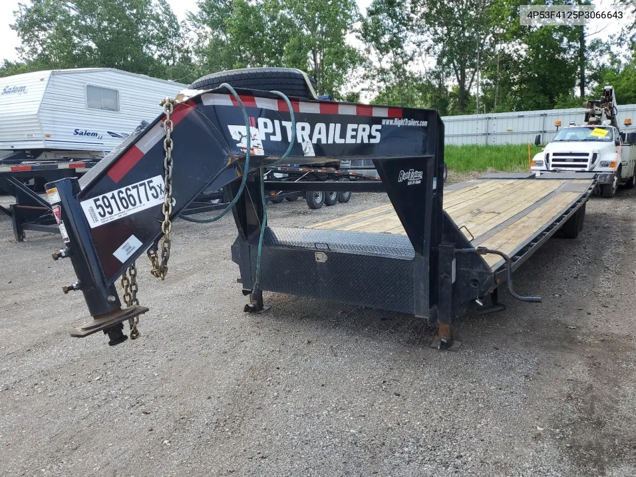 2023 Pj Gooseneck 3F412 Equipment Trailer VIN: 4P53F4125P3066643 Lot: 59166775