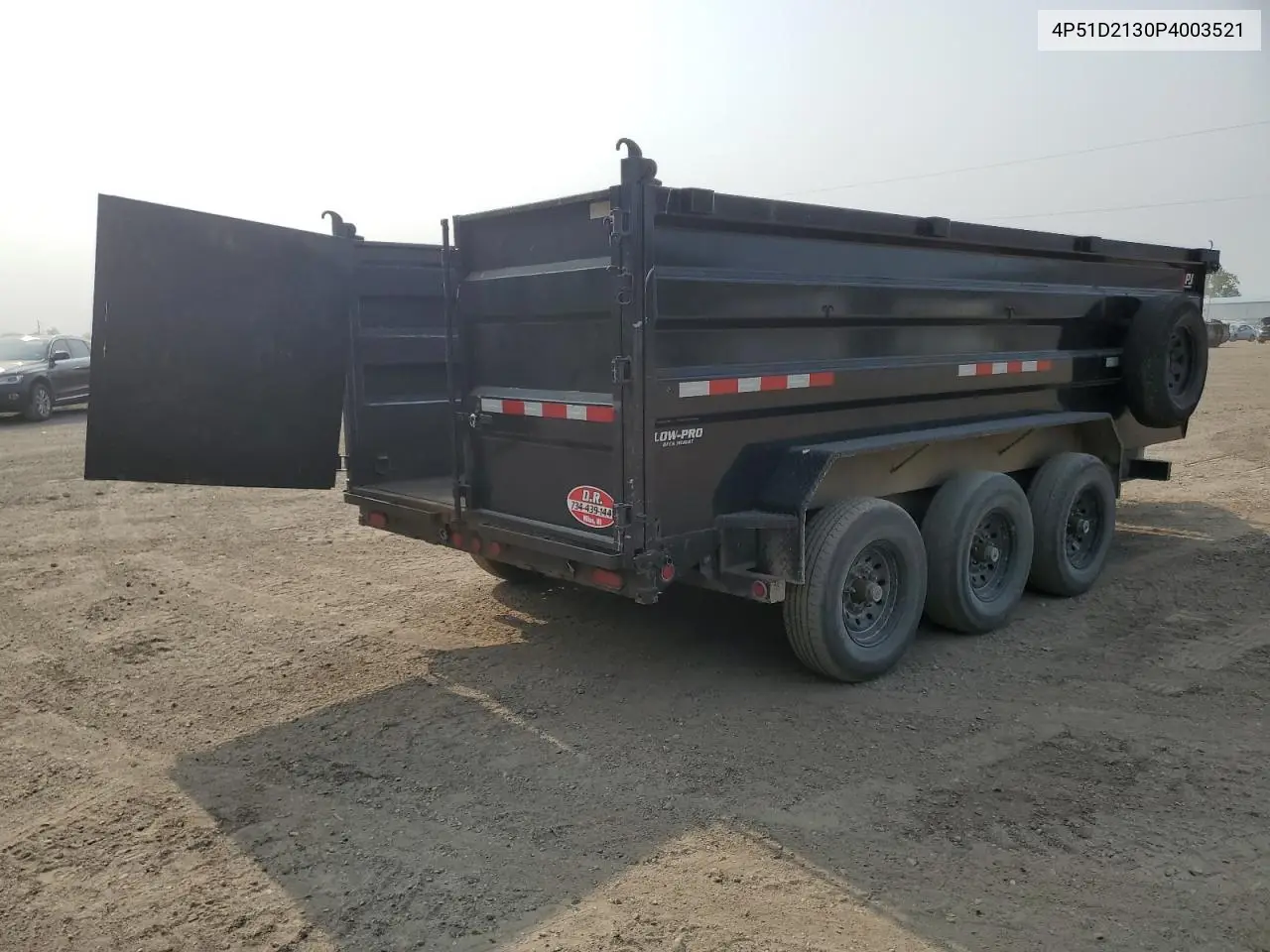 2023 Pj 1D213 Dump Trailer VIN: 4P51D2130P4003521 Lot: 59261215