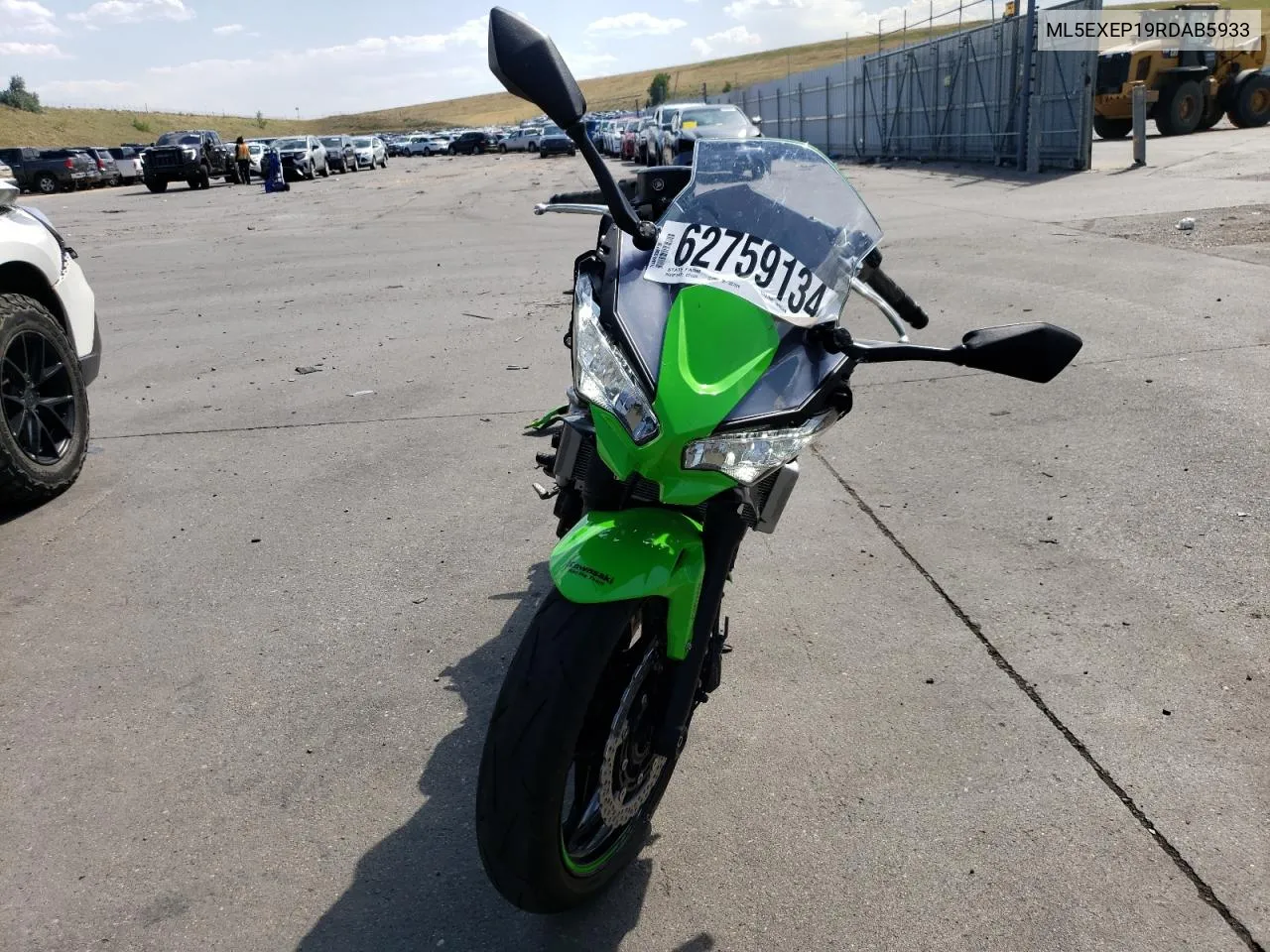 2024 Kawasaki Ex650 P VIN: ML5EXEP19RDAB5933 Lot: 62759134