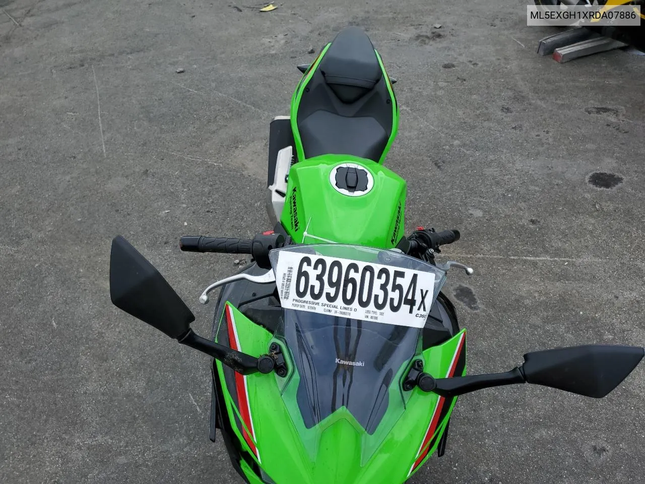 2024 Kawasaki Ex500 H VIN: ML5EXGH1XRDA07886 Lot: 63960354
