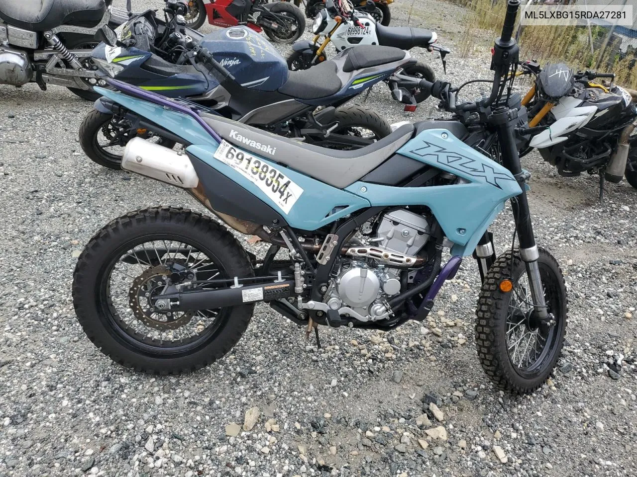 2024 Kawasaki Klx300 S VIN: ML5LXBG15RDA27281 Lot: 69138354