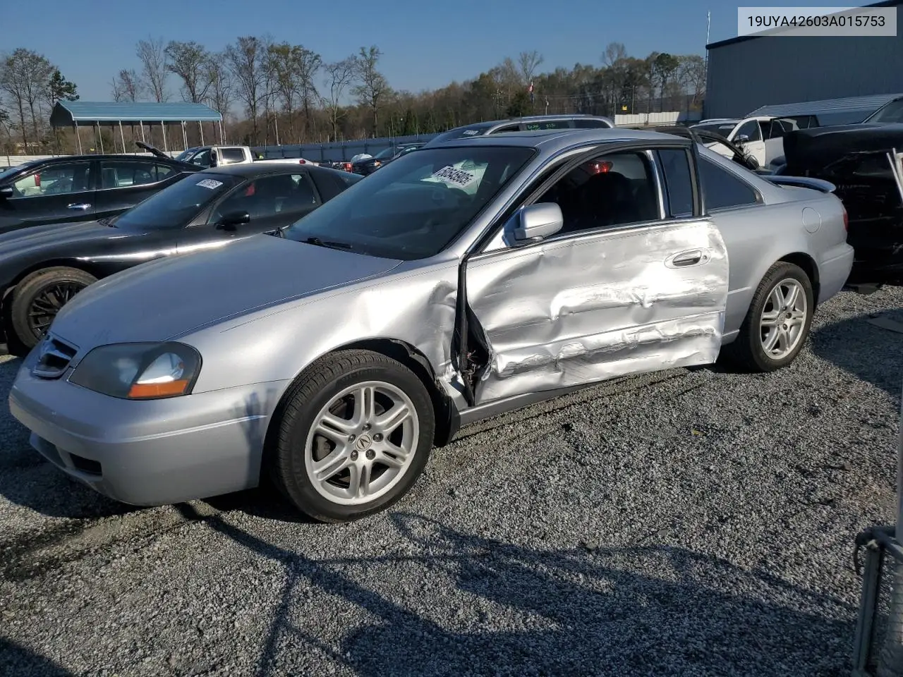 2003 Acura 3.2Cl Type-S VIN: 19UYA42603A015753 Lot: 50545905