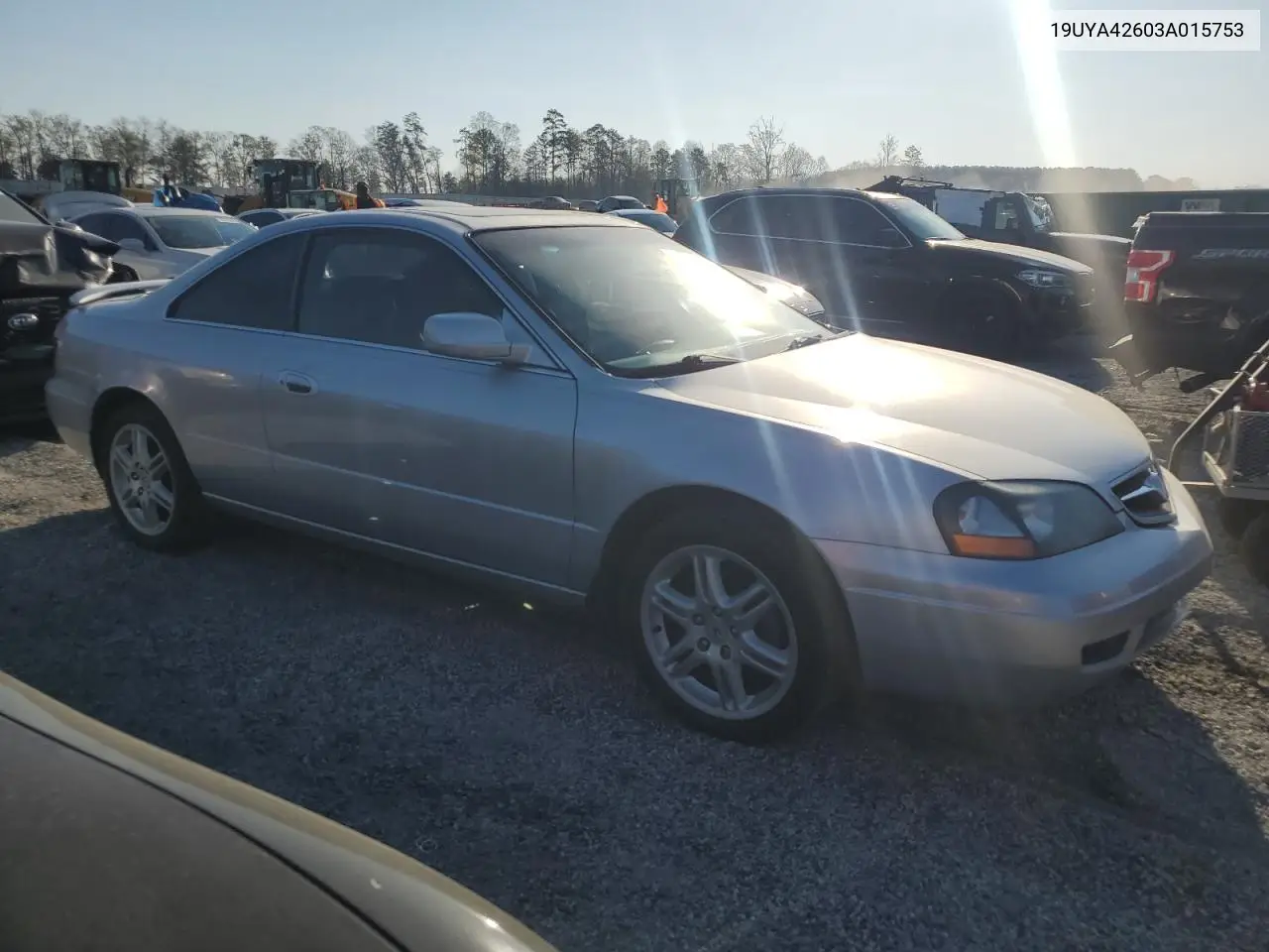 2003 Acura 3.2Cl Type-S VIN: 19UYA42603A015753 Lot: 50545905