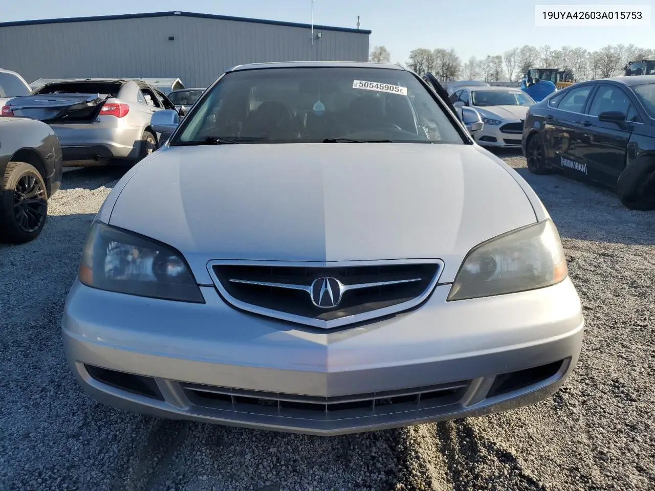 2003 Acura 3.2Cl Type-S VIN: 19UYA42603A015753 Lot: 50545905