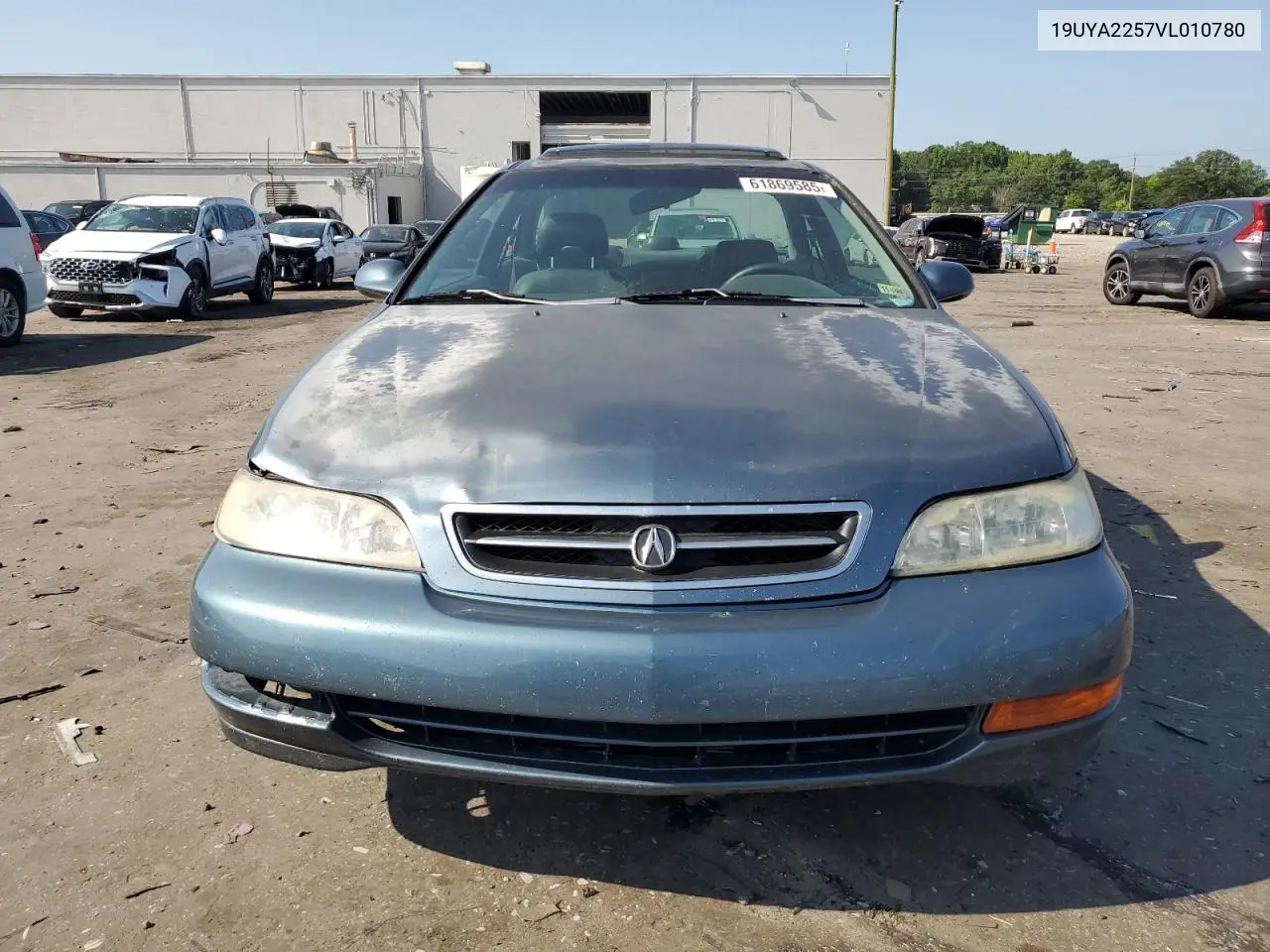 1997 Acura 3.0Cl VIN: 19UYA2257VL010780 Lot: 61869585
