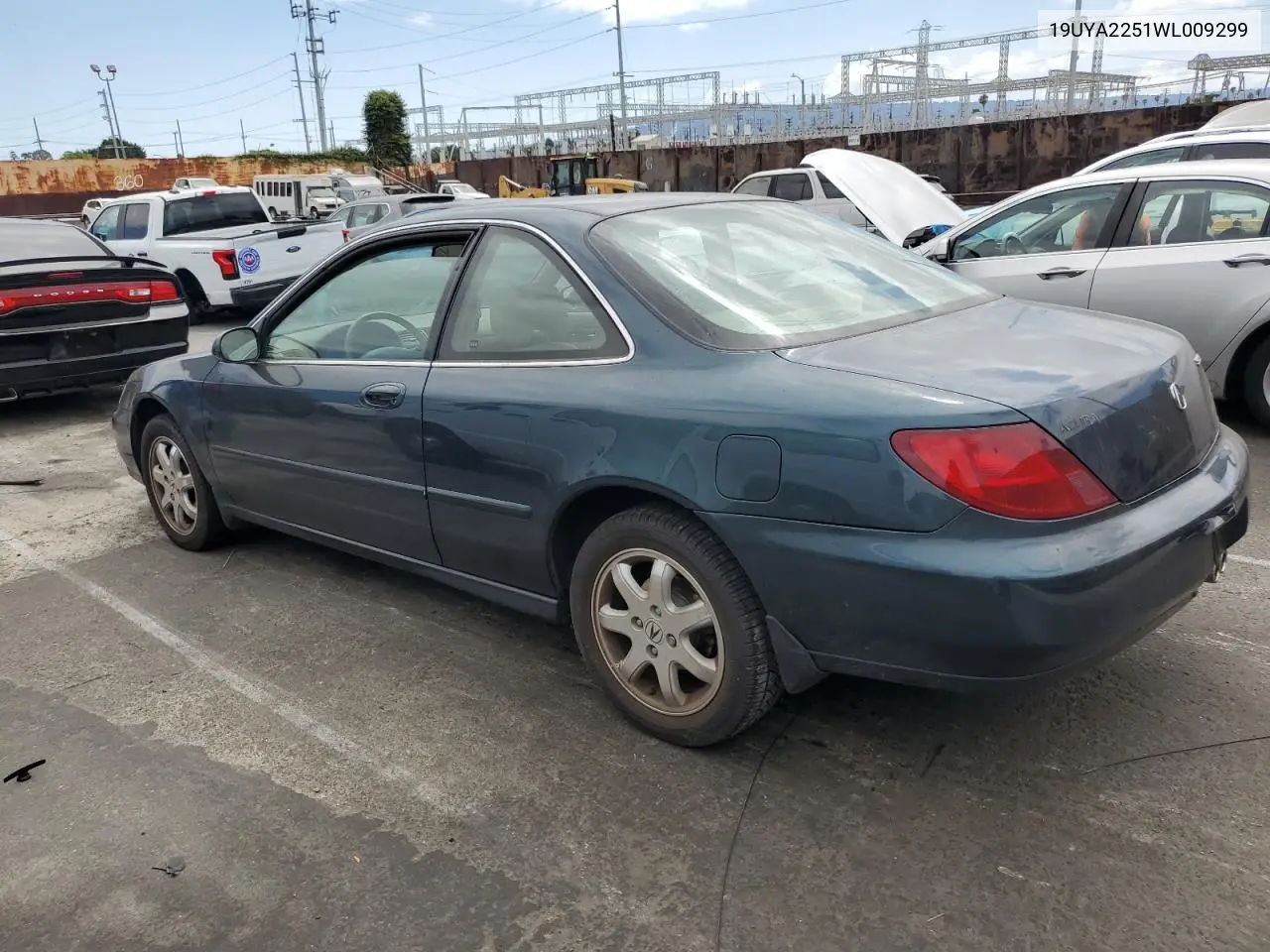 1998 Acura 3.0Cl VIN: 19UYA2251WL009299 Lot: 64660225