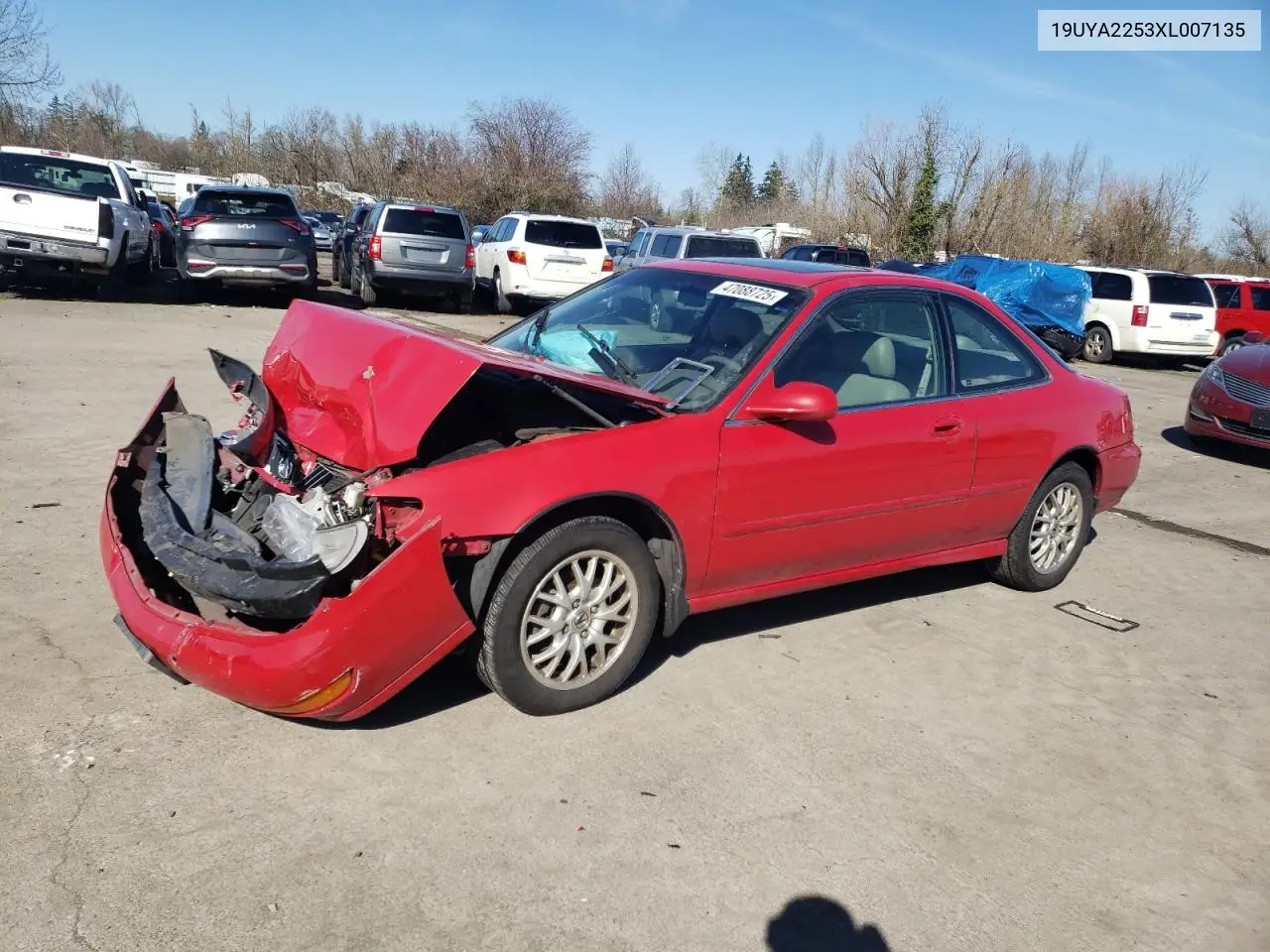 1999 Acura 3.0Cl VIN: 19UYA2253XL007135 Lot: 47088725