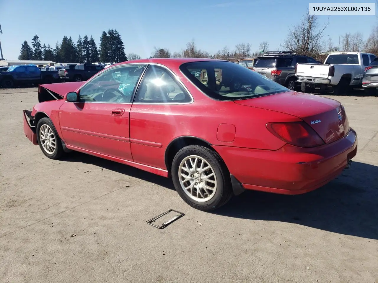 1999 Acura 3.0Cl VIN: 19UYA2253XL007135 Lot: 47088725